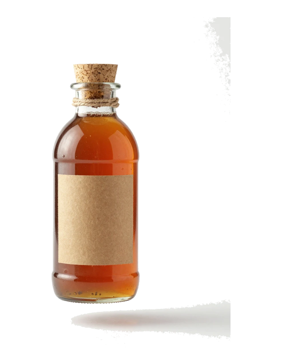 Contoh label botol madu hutan; nama produk fiktif